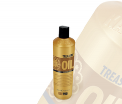 Увлажняющий и придающий блеск шампунь для сухих, хрупких обезвоженных волос TREASURE OIL 5 LUXURY OILS KAYPRO