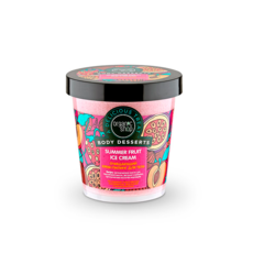 Очищающий крем-пилинг для тела Summer Fruit Ice Cream «Organic Shop»