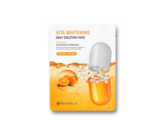 Маска тканевая освежающая Vita Whitening Daily Solution Mask с витаминами BONIBELLE 