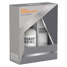 Бритье Набор 2020 (крем для бритья 150 мл+бальзам после бритья 125 мл) Redken BREW 