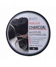 Увлажняющий успокаивающий гель с древесным углем Jigott Natural 