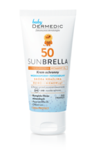 Солнцезащитный крем для лица SPF50 (с сод. нано-х частиц ZnO и TiO2), 50г Dermedic SUNBRELLA BABY 