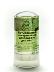 Натуральный кристаллический дезодорант для тела с экстрактом мяты Триумф Красоты 