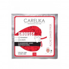 Освежающая и очищающая клубничная маска-пена, 15г Shaker Smoussy Mask Strawberry CARELIKA 