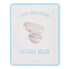 Очищающая маска для лица с серой глиной A'PIEU Pore Deep Clear Ivory Mud (2шт)