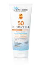 Солнцезащитное молочко для детей SPF50 (с сод. нано-х частиц ZnO и TiO2), 100г Dermedic SUNBRELLA BABY 