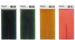 Жирорастворимый воск для нормальной кожи, с мини роликом в картридже Kapous 