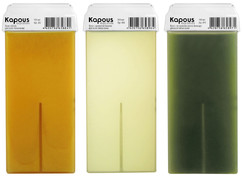 Жирорастворимый воск для всех типов кожи с широким роликом в картридже Kapous 