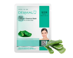 Маска для лица Алоэ и коллаген/Aloe Collagen Essence Mask Dermal