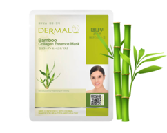 Маска для лица Бамбук и коллаген/Bamboo Collagen Essence Mask Dermal