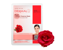 Маска для лица экстракт Розы и коллаген/ Rose Collagen Essence Mask Dermal