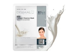 Маска для лица Молочные протеины и коллаген /Milk Collagen Essence Mask Dermal