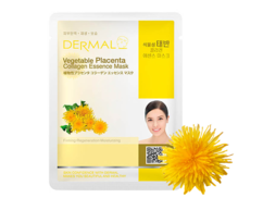 Маска для лица Растительная плацента и коллаген/Vegetable Placenta Collagen Essence Mask Dermal