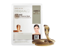 Маска для лица со Змеиным ядом и коллагеном /SYN-AKE Collagen Essence Mask Dermal