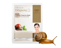 Маска для лица Улитка и коллаген/Snail Collagen Essence Mask Dermal