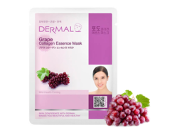 Маска для лица Виноград и коллаген/ Grape Collagen Essence Mask Dermal