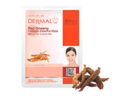 Маска для лица Женьшень и коллаген/ Red Ginseng Collagen Essence Mask Dermal
