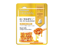 Маска- эссенция коллагеновая с Маточным молочком/Royal Jelly Collagen Essence Mask DERMAL PREMIUM 