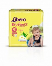 Детские подгузники-трусики Libero Dry Pants Maxi Plus 5 (10-14 кг)