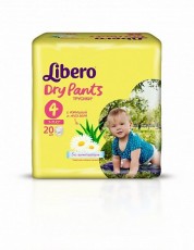 Детские подгузники-трусики Libero Dry Pants Maxi 4 (7-11 кг) 