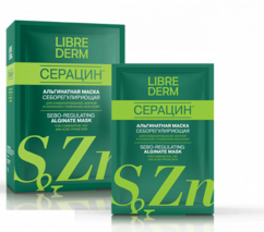 Маска альгинатная себорегулирующая № 5 LIBREDERM Серацин 