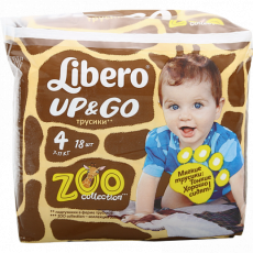 Детские подгузники-трусики Libero Up&Go 4 Maxi 7-11 кг