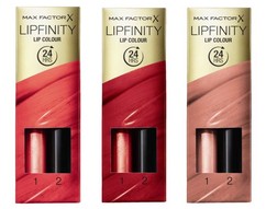 Устойчивая губная помада с двухшаговой системой нанесения (краска для губ + увлажняющий бальзам) LIPFINITY Lip Colour Max Factor