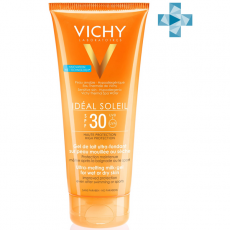 Эмульсия тающая с техникой нанесения на влажную кожу SPF30 VICHY Capital Soleil 