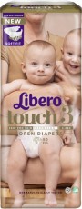 Детские подгузники Libero Touch 3 (Midi) 4-8 кг