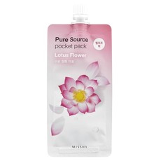 Маска для лица MISSHA Pure Source Pocket Pack (Lotus Flower), 3уп.