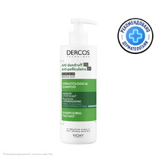 Шампунь против перхоти для жирной кожи DERCOS VICHY