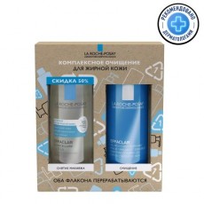 Промонабор La Roche-Posay Effaclar (очищающий пенящийся гель 400 мл + мицеллярная вода 400 мл) 