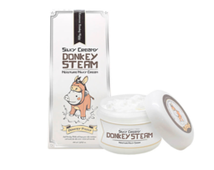 Крем для лица паровой из ОСЛИНОГО МОЛОКА Silky Creamy Donkey Steam Moisture Milky ELIZAVECCA