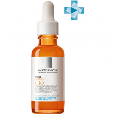 Антиоксидантная сыворотка для кожи лица и шеи для обновления кожи La Roche-Posay VITAMIN C10 SERUM 