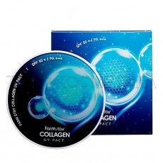 Компактная пудра для лица Коллаген, SPF 50/PA+++, 2*12 гр FarmStay Collagen UV Pact SPF 50/PA+++ 