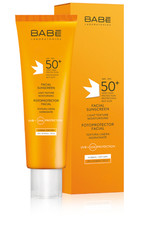 Солнцезащитный крем для лица SPF50+ легкая текстура FACIAL SUNSCREEN SPF 50+ LABORATORIOS BABE