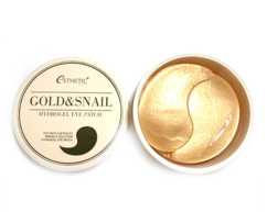 Гидрогелевые патчи для глаз ЗОЛОТО/УЛИТКА GOLD&SNAIL HYDROGEL EYEPATCH ESTHETIC HOUSE