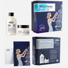 Набор для воостановления окрашенных волос (Шампунь 300 мл + См.уход 200 мл) L'Oreal Professionnel Serie Expert Мetal Detox 