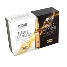 Набор (Сыворотка дневная FLAVO-C ULTRAGLICAN,10х2 мл + Сыворотка ночная FLAVO-C MELATONIN,10х2 мл) ISDIN