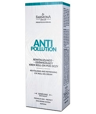 Восстанавливающий и освежающий крем-ролик для глаз ANTI POLLUTION Farmona