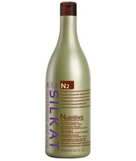 Питательный бальзам для обесцвеченных, сухих и ломких волос N2 (несмываемый) NUTRITIVO SILKAT BES Beauty&Science