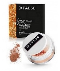 Рассыпчатая минеральная бронзовая пудра для лица и тела Sun of Egypt PAESE