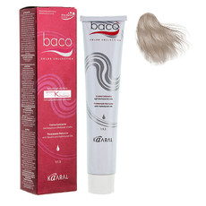 Стойкая крем-краска с гидролизатами шелка и кератином для особо седых волос Baco Color Collection Silkera Kaaral