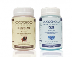 Маска кератиновая для восстановления и выпрямления волос Pure Coco Choco