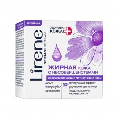 Нормализирующий матирующий крем для лица 50 мл Lirene "Здоровая кожа+" 