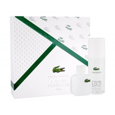 Набор парфюмерно-косметический EAU DE LACOSTE L.12.12. BLANC – PURE POUR HOMME (Туалетная вода 50мл + дезодорант спрей 150мл) 