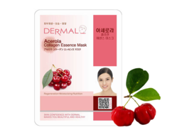 Маска для лица Барбадосская вишня и коллаген / Acerola Collagen Essence Mask Dermal