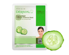 Маска для лица Огурец и коллаген /Cucumber Collagen Essence Mask Dermal