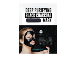 Маска для лица с Древесным углем для глубокого очищения /Deep Purifying Black Charcoal Mask DERMAL SHOP