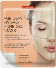 Гидрогелевая антивозрастная маска для лица AGE DEFYING HYDRO PURE GEL MASK PUREDERM 